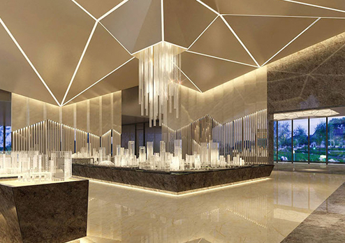 美盛星悅匯售樓中心設計裝修