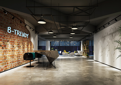B-TRENDY鞋業辦公室裝修設計