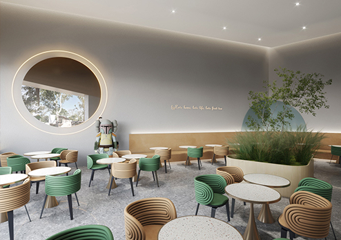 初茶（中山港口店）-現(xiàn)代簡(jiǎn)約風(fēng)奶茶店設(shè)計(jì)裝修