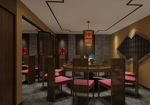 龍歸湘菜館設計裝修