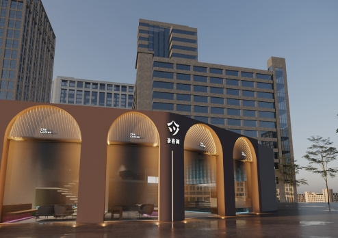 茶格調（東莞石店）-現代簡約風奶茶店設計裝修